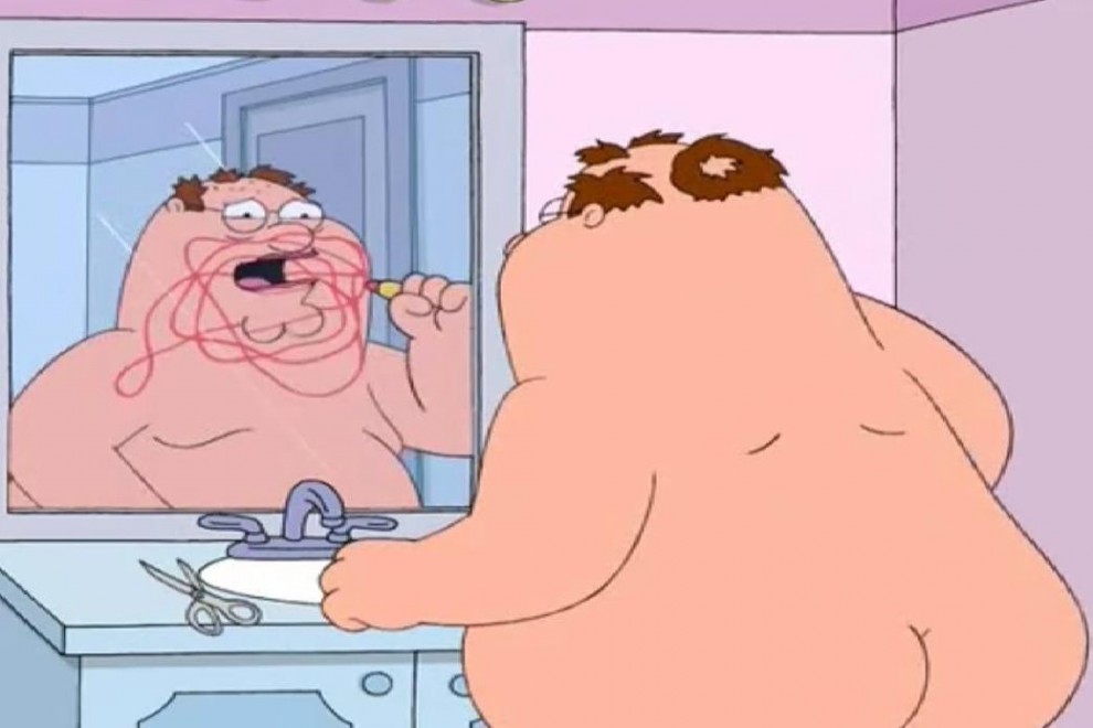 Stressed Peter Griffin